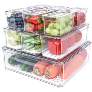Acrylic food storage.