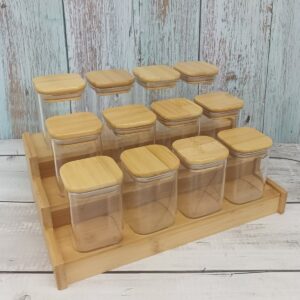 Seasoning jars.